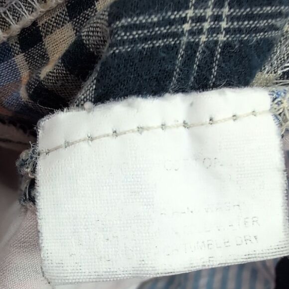 Berle Cotton Madras Plaid Multicolor Patchwork Men's Shorts Size 36 80's Preppy - Picture 11 of 13